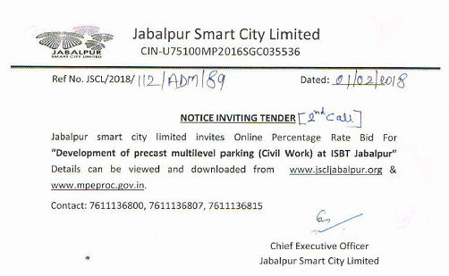 JABALPUR SMART CITY IN TOD SESSION BY NIUA